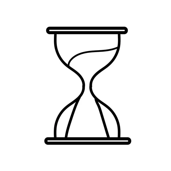 Reloj Arena Icono Vector Aislado Sobre Fondo Blanco Reloj Arena — Archivo Imágenes Vectoriales