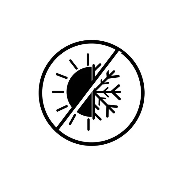 空调图标矢量隔离在白色背景 空调透明标志 — 图库矢量图片