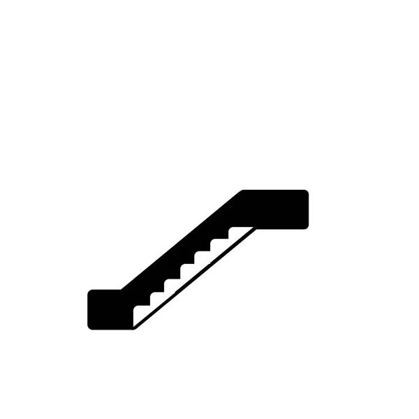 Rolltreppe Zeichen Symbol Vektor Isoliert Auf Weißem Hintergrund Rolltreppe Zeichen — Stockvektor