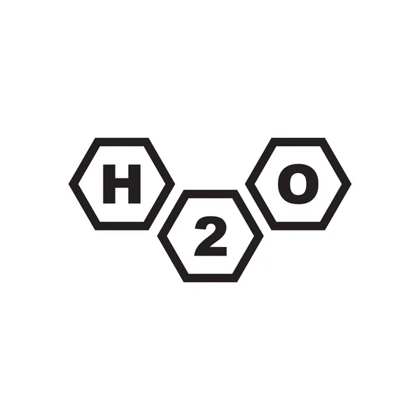 Vetor ícone de química isolado no fundo branco, Química si —  Vetores de Stock