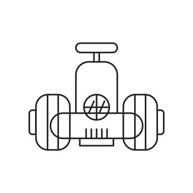 Beyaz arka plan üzerinde Robot şeffaf işareti izole robot simge vektör