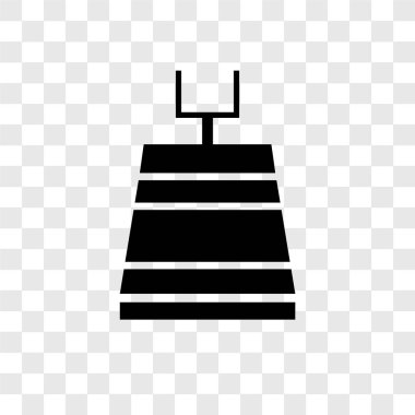 Saydam arka plan üzerinde Amerikan futbol sahası şeffaflık logo kavramı izole Amerikan futbol sahası vektör simgesi