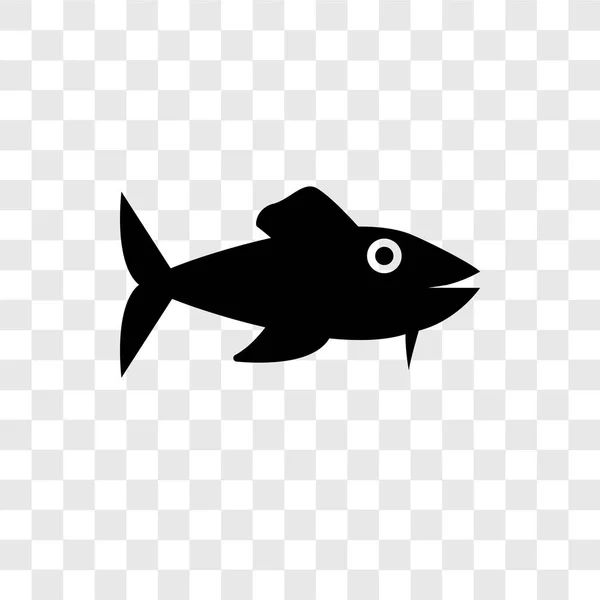 Piranha Vector Pictogram Geïsoleerd Transparante Achtergrond Piranha Transparantie Logo Concept — Stockvector