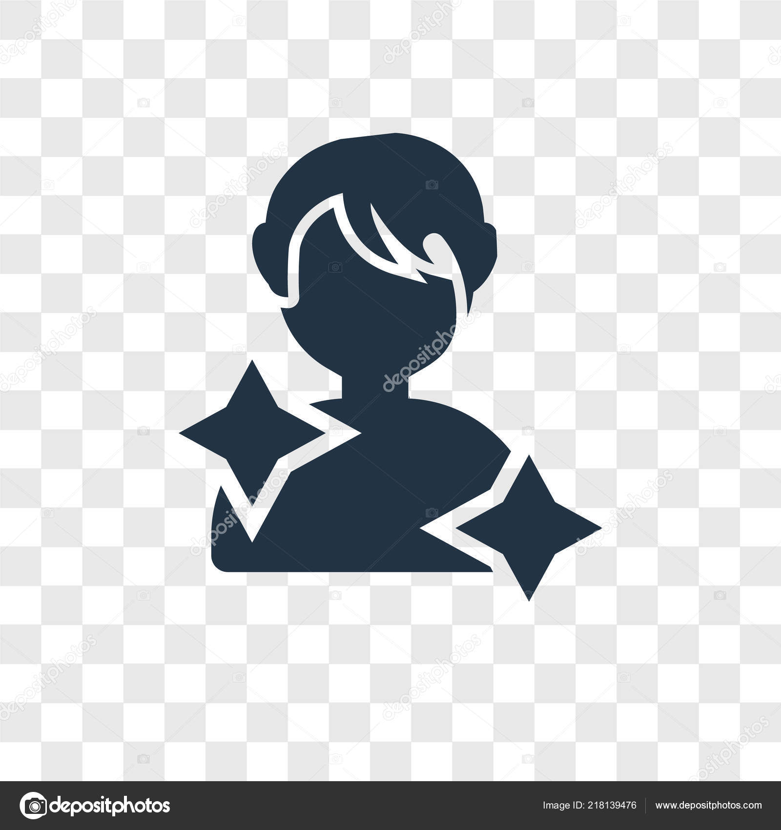 Transparent People Icon Vector