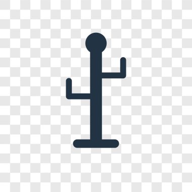 Saydam arka plan üzerinde raf şeffaflık logo kavramı izole raf vektör simgesi