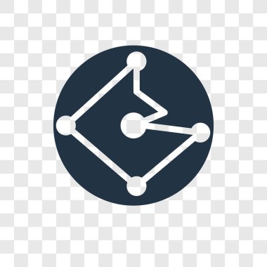 Planet earth vektör simgesini şeffaf arka plan üzerinde gezegen dünya saydamlık logo kavramı izole