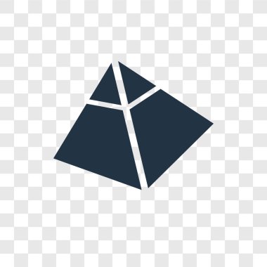 Esirleri esir Mısır şeffaflık logo kavramı için şeffaf arka plan üzerinde izole Mısır vektör simgesine