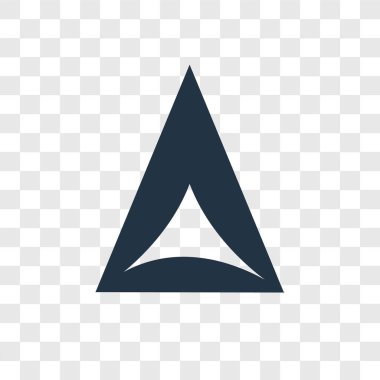 Saydam arka plan üzerinde Hamantaschen şeffaflık logo kavramı izole Hamantaschen vektör simgesi