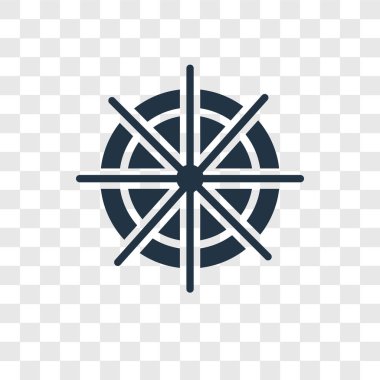 Saydam arka plan üzerinde Dharma şeffaflık logo kavramı izole dharma vektör simgesi