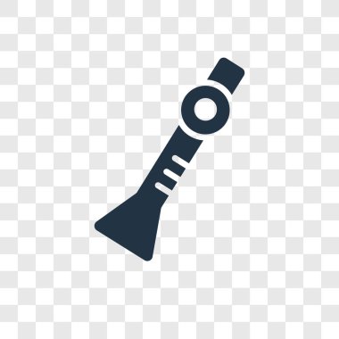 Saydam arka plan üzerinde Viking'leri zurna şeffaflık logo kavramı izole Viking'leri zurna vektör simgesi