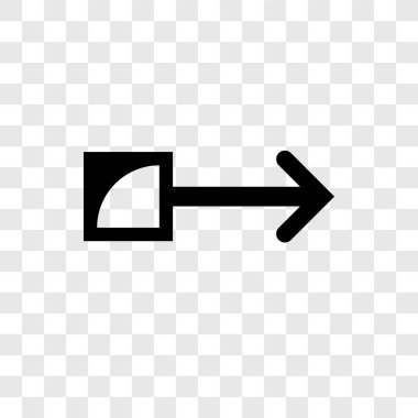 Saydam arka plan üzerinde sürükle şeffaflık logo kavramı izole vektör simgesini sürükleyin