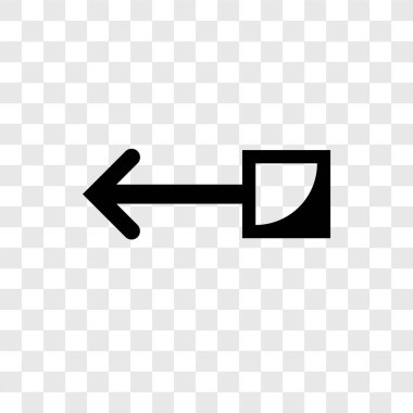 Saydam arka plan üzerinde sürükle şeffaflık logo kavramı izole vektör simgesini sürükleyin