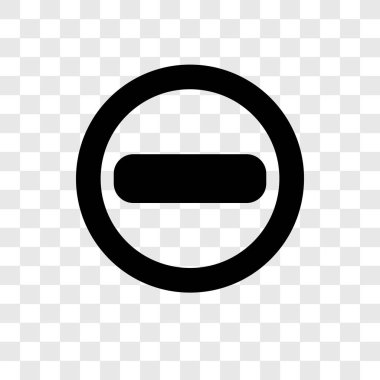 Saydam arka plan üzerinde simge durumuna küçült şeffaflık logo kavramı izole vektör simge en aza indirmek