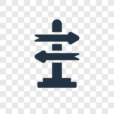 Karar verme şeffaf arka plan üzerinde karar verme şeffaflık logo kavramı izole vektör simgesi