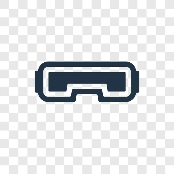 Окуляри Вектор Значок Ізольовані Прозорому Фоні Окуляри Концепція Прозорості Логотипу — стоковий вектор