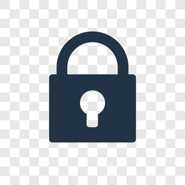 Lock Vector Icon Isoliert Auf Transparentem Hintergrund Lock Transparency Logo — Stockvektor