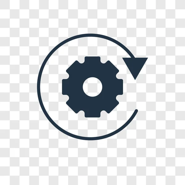 Databehandlingen Vektor Ikonen Isolerad Transparent Bakgrund Databehandling Öppenhet Logotyp Koncept — Stock vektor