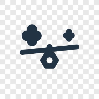 Saydam arka plan üzerinde ağırlık şeffaflık logo kavramı izole ağırlık vektör simgesi