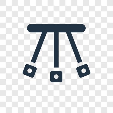 Saydam arka plan üzerinde Momentum şeffaflık logo kavramı izole ivme vektör simgesi