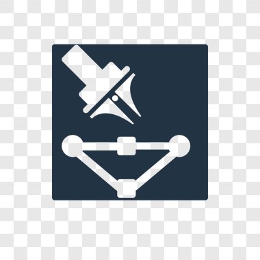  saydam arka plan üzerinde şeffaflık logo kavramı izole vektör simgesi