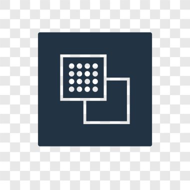 Saydam arka plan üzerinde Grubu Çöz şeffaflık logo kavramı izole vektör simge grubunu çözme