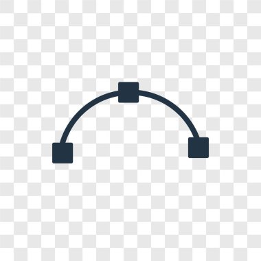  saydam arka plan üzerinde şeffaflık logo kavramı izole vektör simgesi