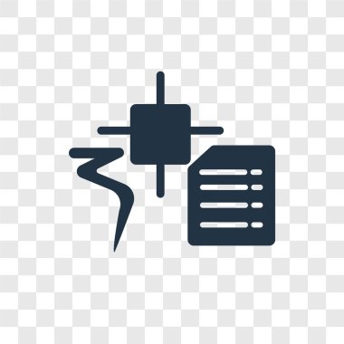 Saydam arka plan üzerinde hızlı seçim şeffaflık logo kavramı izole hızlı seçim vektör simgesi