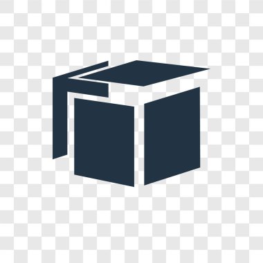 Saydam arka plan üzerinde patlat şeffaflık logo kavramı izole vektör simge patlayabilir