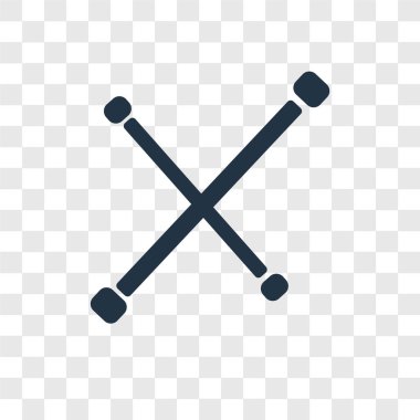  saydam arka plan üzerinde şeffaflık logo kavramı izole vektör simgesi