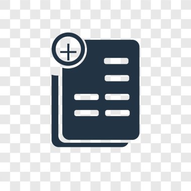 Saydam arka plan üzerinde INSERT şeffaflık logo kavramı izole vektör simge Ekle