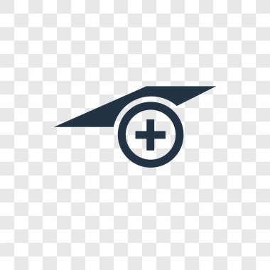 Saydam arka plan üzerinde katman saydamlığı logo kavramı izole katman vektör simgesi