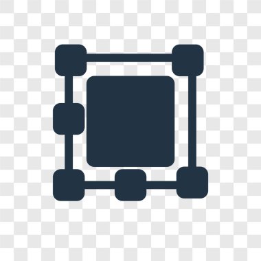 Saydam arka plan üzerinde Grubu Çöz şeffaflık logo kavramı izole vektör simge grubunu çözme