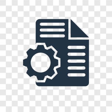 Saydam arka plan üzerinde sözleşme şeffaflık logo kavramı izole sözleşme vektör simgesi