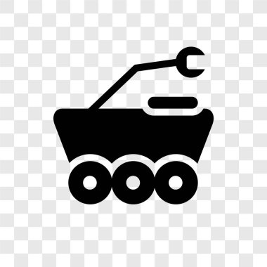 Saydam arka plan üzerinde Moonwalker şeffaflık logo kavramı izole moonwalker vektör simgesi