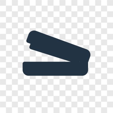 Saydam arka plan üzerinde adım şeffaflık logo kavramı izole adım vektör simgesi