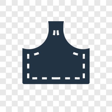 Saydam arka plan üzerinde malzeme şeffaflık logo kavramı izole malzeme vektör simgesi