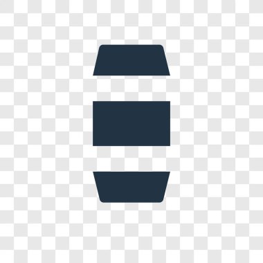 Saydam arka plan üzerinde iş parçacığı şeffaflık logo kavramı izole iş parçacığı vektör simgesi