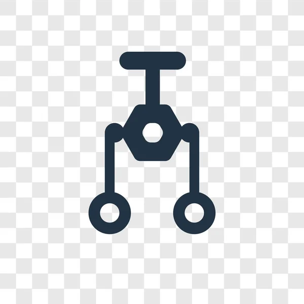 Katrol Vector Pictogram Geïsoleerd Transparante Achtergrond Katrol Transparantie Logo Concept — Stockvector