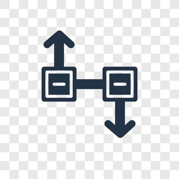 Vector Magneetpictogram Geïsoleerd Transparante Achtergrond Magneet Transparantie Logo Concept — Stockvector