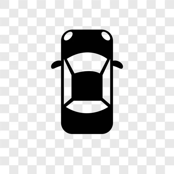 Auto Vektor Symbol Isoliert Auf Transparentem Hintergrund Auto Transparenz Logo — Stockvektor