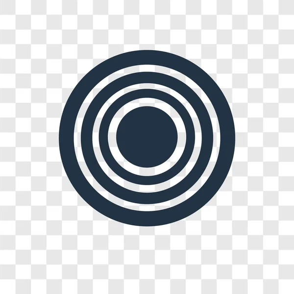 Ícone Vetorial Espiral Isolado Fundo Transparente Conceito Logotipo Transparência Espiral — Vetor de Stock