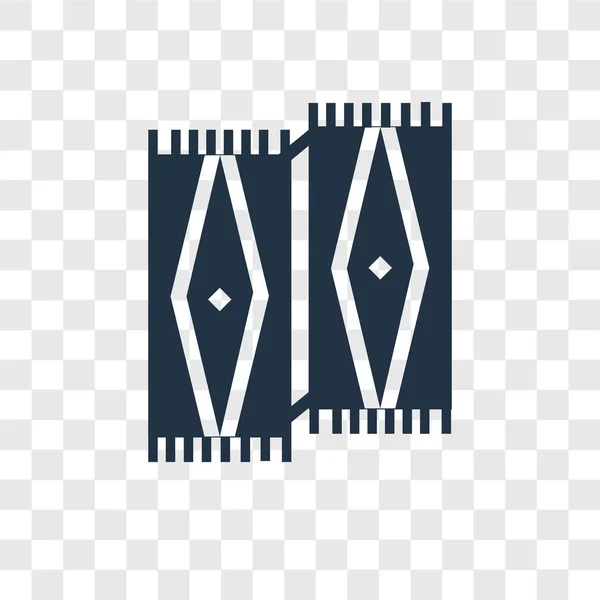 Schal Vektor Symbol Isoliert Auf Transparentem Hintergrund Schal Transparenz Logo — Stockvektor