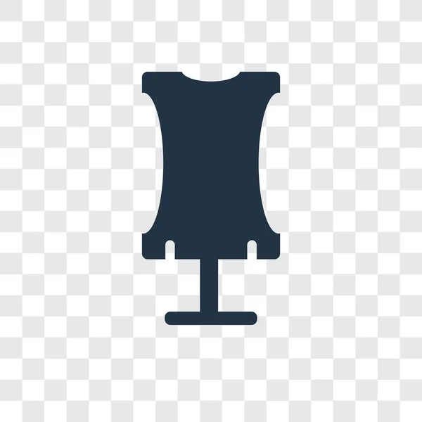 Значок Вектора Манекена Изолирован Прозрачном Фоне Концепция Прозрачности Манекена Логотип — стоковый вектор