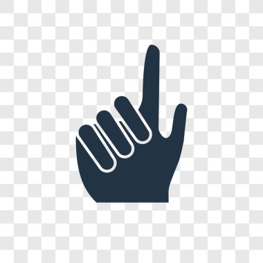 Saydam arka plan üzerinde sayım şeffaflık logo kavramı izole vektör simge sayma