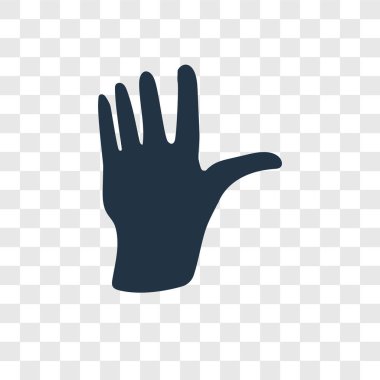 Saydam arka plan üzerinde dalga şeffaflık logo kavramı izole dalga vektör simgesi