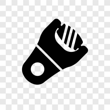 Saydam arka plan üzerinde dosya şeffaflık logo kavramı izole dosya vektör simgesi