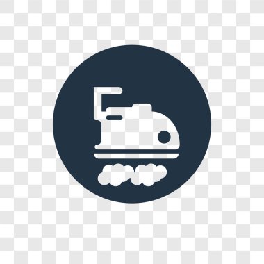 Saydam arka plan üzerinde Ütü şeffaflık logo kavramı izole vektör simge Ütü