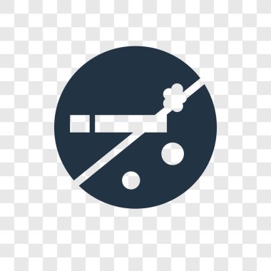 Saydam arka plan üzerinde hiçbir yasaktır şeffaflık logo kavramı izole yasaktır vektör simge yok