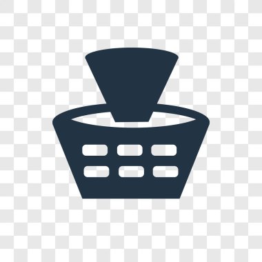 Saydam arka plan üzerinde stadyum şeffaflık logo kavramı izole Stadyumu vektör simgesi