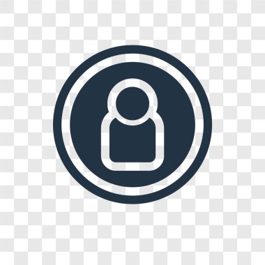 Saydam arka plan üzerinde çocuk şeffaflık logo kavramı izole çocuk vektör simgesi